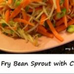 Stir Fry Bean Sprout with Carrot