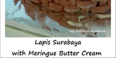 Lapis Surabaya with Meringue Butter Cream
