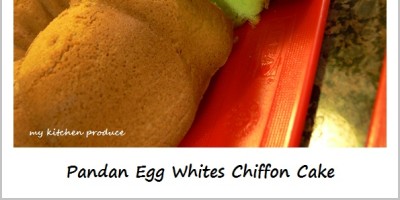 Pandan Egg Whites Chiffon Cakes