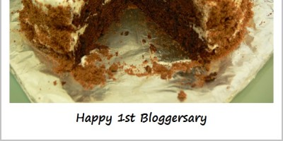Happy 1st Bloggersary !!!
