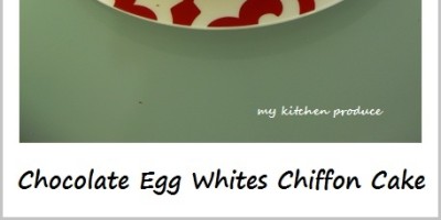 Chocolate Egg Whites Chiffon Cake