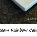 Steam Rainbow Cake