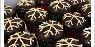 Chocolate Cupcakes with Ganache