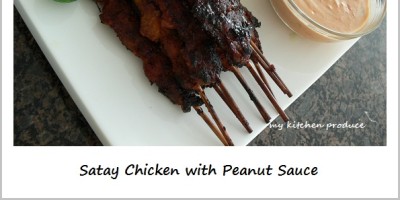 Satay Chicken with Peanut Sauce